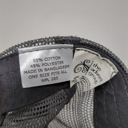 Great Salt Lake Institute Snapback Trucker Hat Gray OSFA Mesh Back