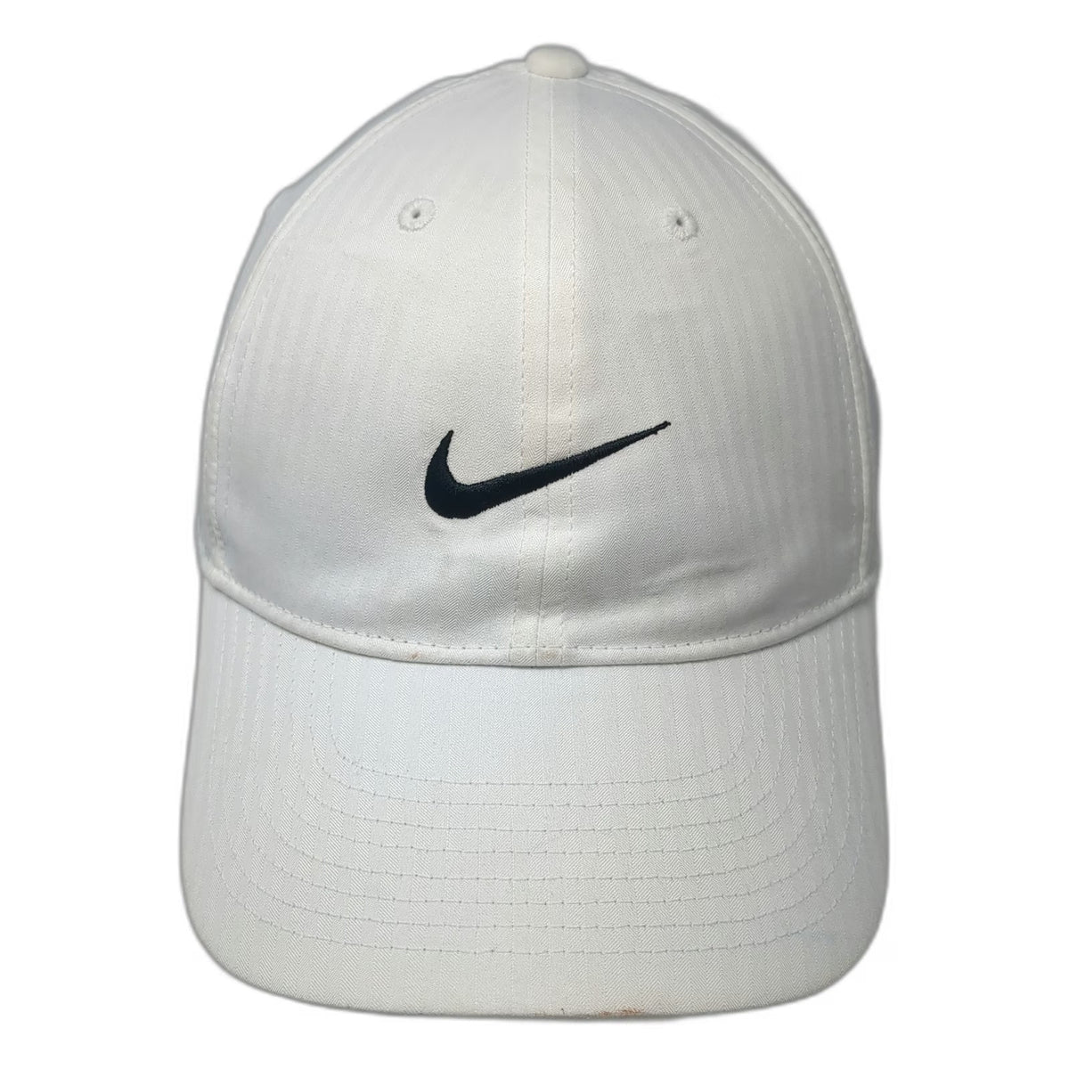 Nike Baseball Cap White One Size Dri-FIT Legacy91 Embroidered Swoosh Golf Hat