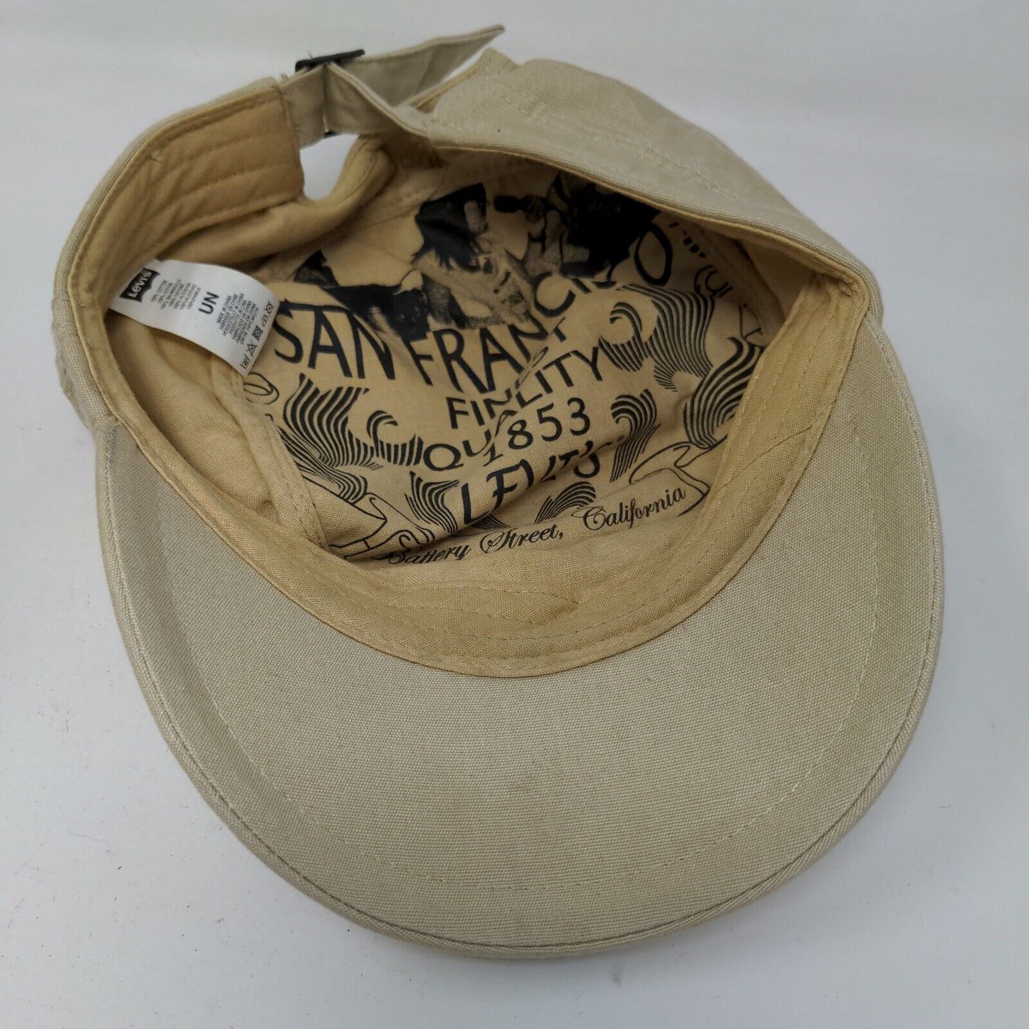 Levi's Women's Cadet Slideback Hat Tan Size UN 100% Cotton Adjustable