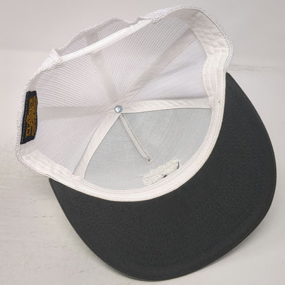 Yupoong Trucker Hat Gray OSFM Owyhee Environmental Mesh Back Flat Brim Snapback