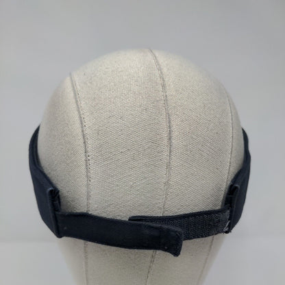 Cremieux Strapback Sunvisor Cap Blue OSFA Adjustable Embroidered Cotton