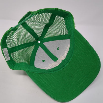 Reclaim Idaho Snapback Mesh Back Trucker Hat Green One Size Embroidered