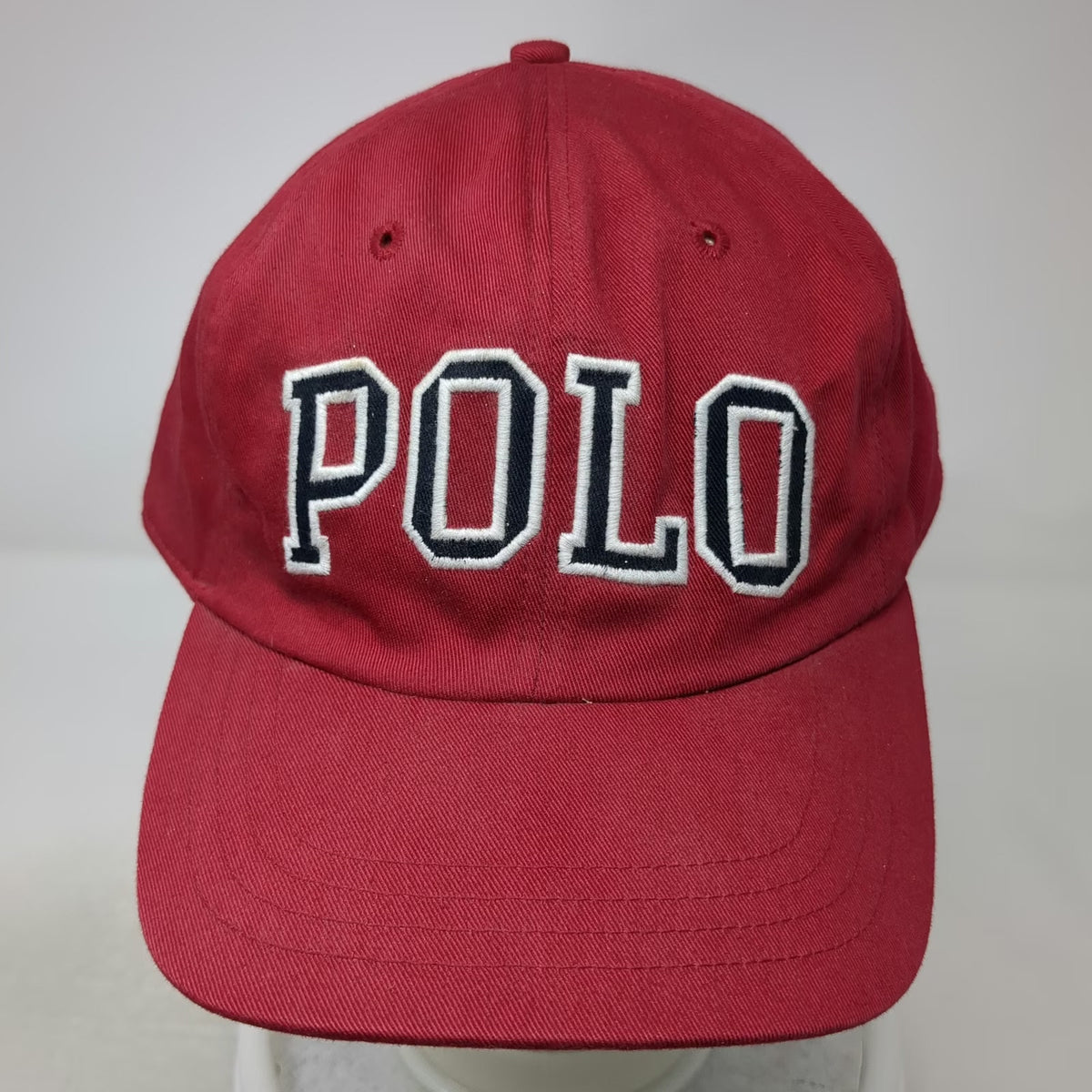 Polo Sport Baseball Cap Red XL Fitted American Flag Embroidered Cotton Hat