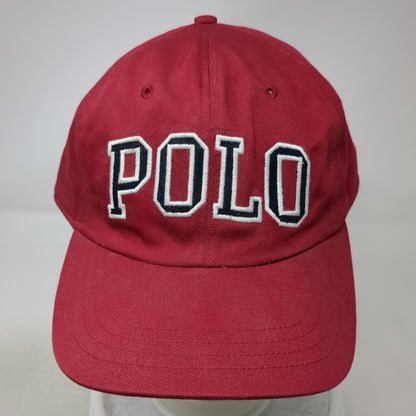 Polo Sport Baseball Cap Red XL Fitted American Flag Embroidered Cotton Hat