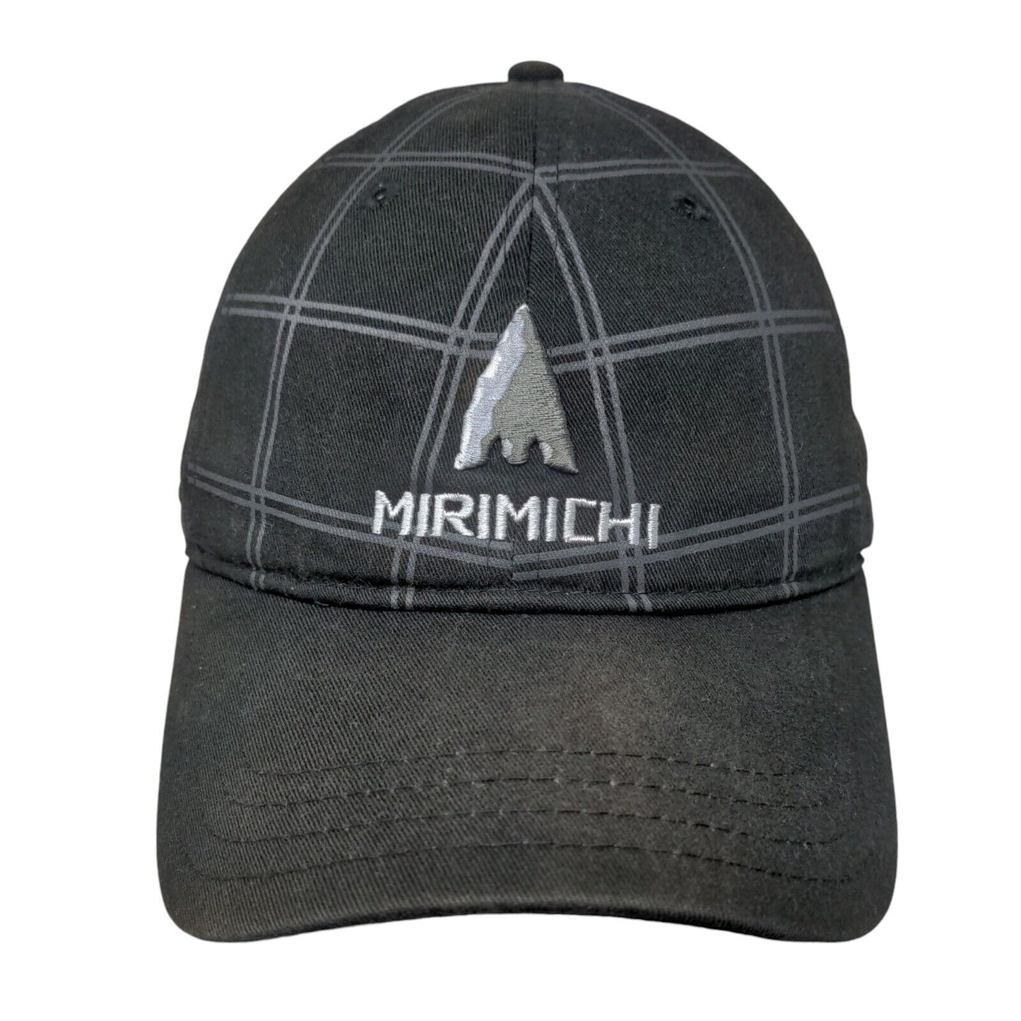 Mirimichi Strapback Hat Black One Size Embroidered Adjustable Pukka