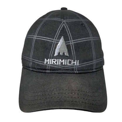 Mirimichi Strapback Hat Black One Size Embroidered Adjustable Pukka