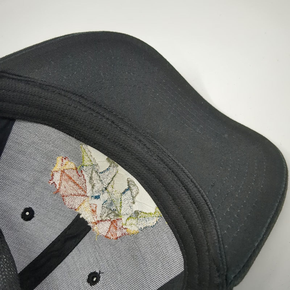 Blue 84 Trucker Hat Black One Size Wallowa Mountains Bear Geometric Mesh Oregon