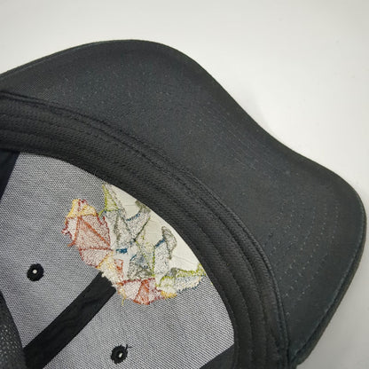 Blue 84 Trucker Hat Black One Size Wallowa Mountains Bear Geometric Mesh Oregon