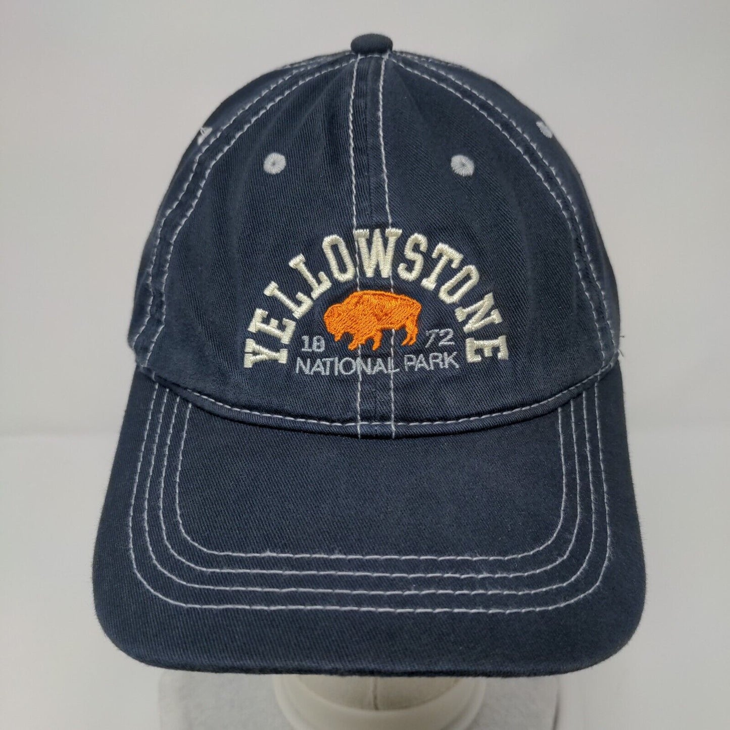 Yellowstone National Park 1872 Slideback Hat Blue OSFA Prairie Mountain
