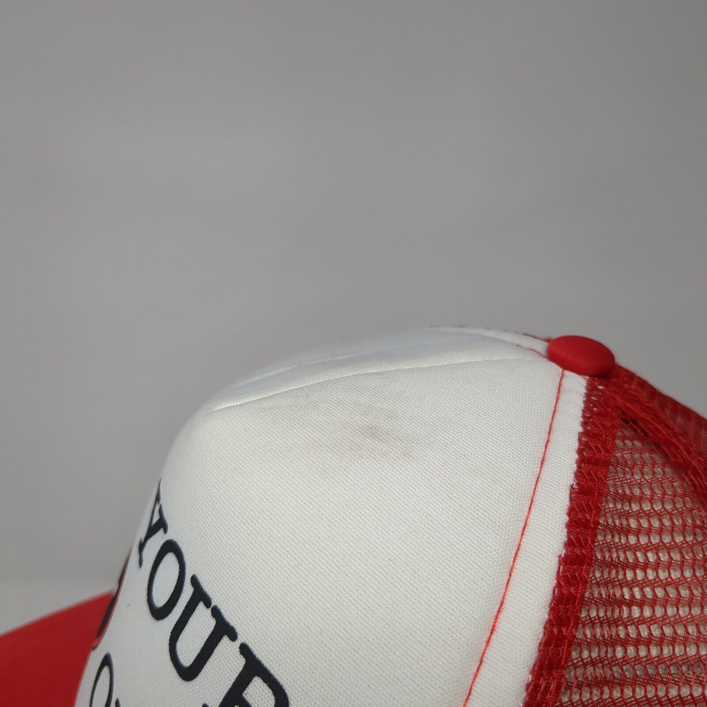 Get Your Heart On Snapback Trucker Hat Red One Size Adjustable Mesh Back