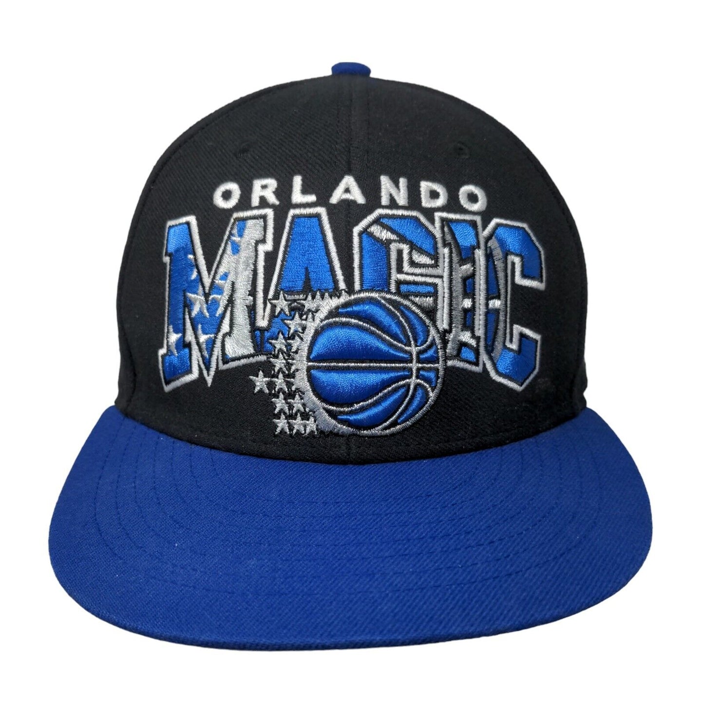 Orlando Magic Snapback Hat Blue Black '47 Brand Hardwood Classics Logo NBA