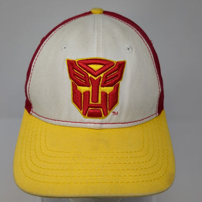 Transformers Autobots Strapback Hat Multicolor OS Adjustable Embroidered Cotton
