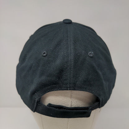 American Flag Strapback Hat Black OSFA Adjustable Embroidered Patriotic Rothco