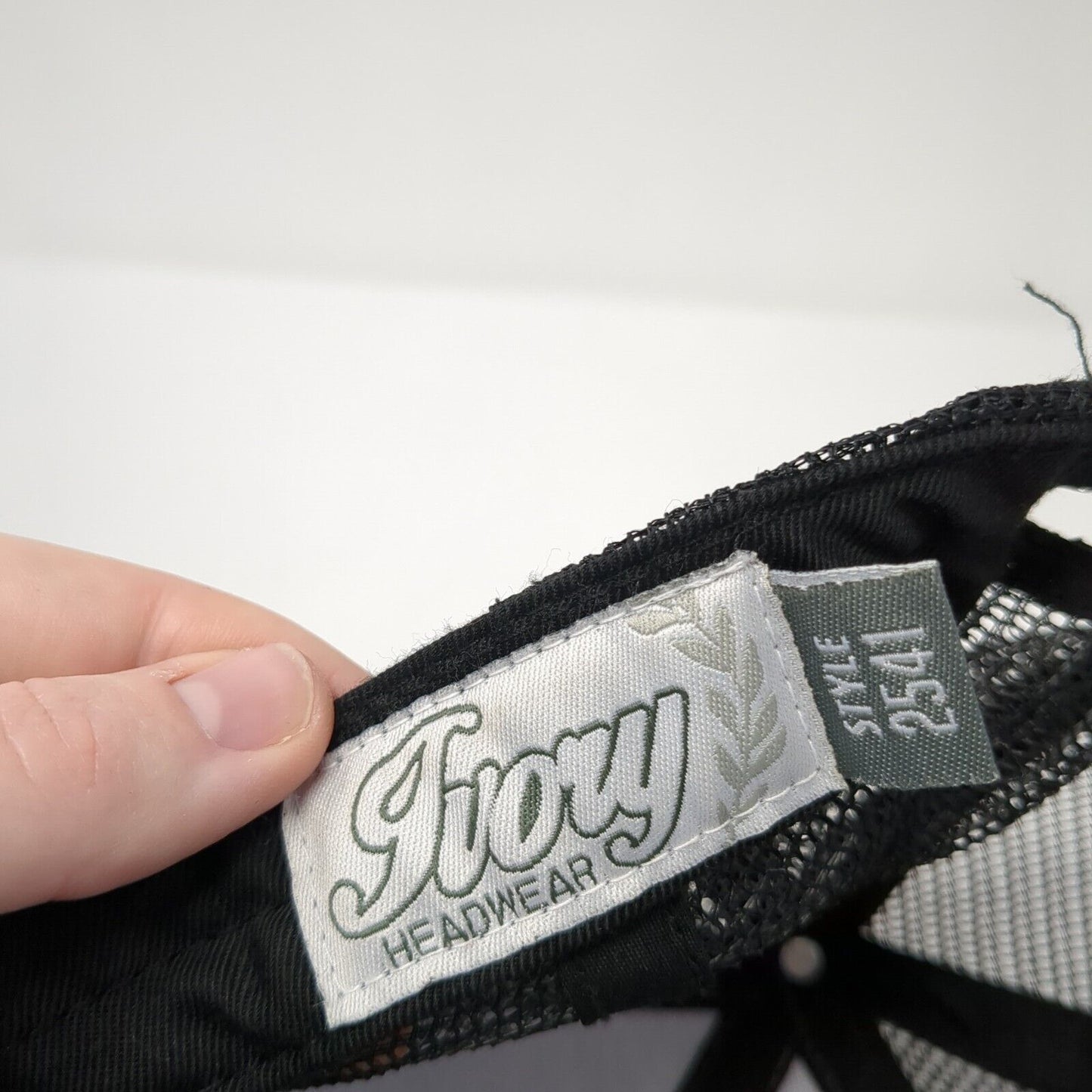 MotoSport Snapback Trucker Hat Gray One Size Mesh Back Ivory Headwear