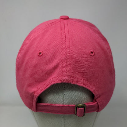 Ford Adult Slideback Hat Pink Size S/M Adjustable Vented Holes 6 Panel Cotton