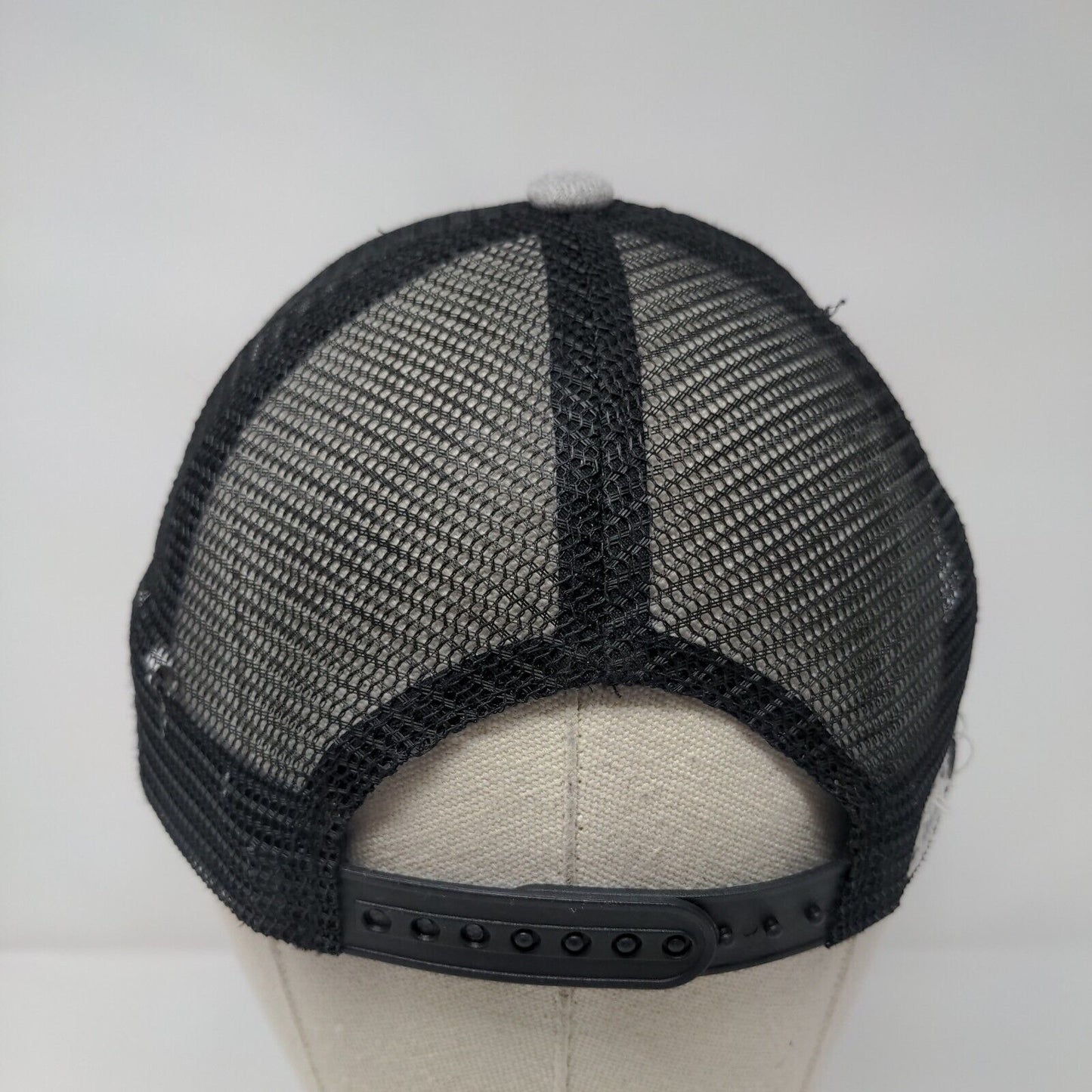 Take A Hike Snapback Trucker Hat Gray OSFM Adjustable Mesh Back Polyester