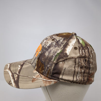 Russell Fitted Hat Camouflage L/XL Lightweight Vented Holes 6 Panel Realtree