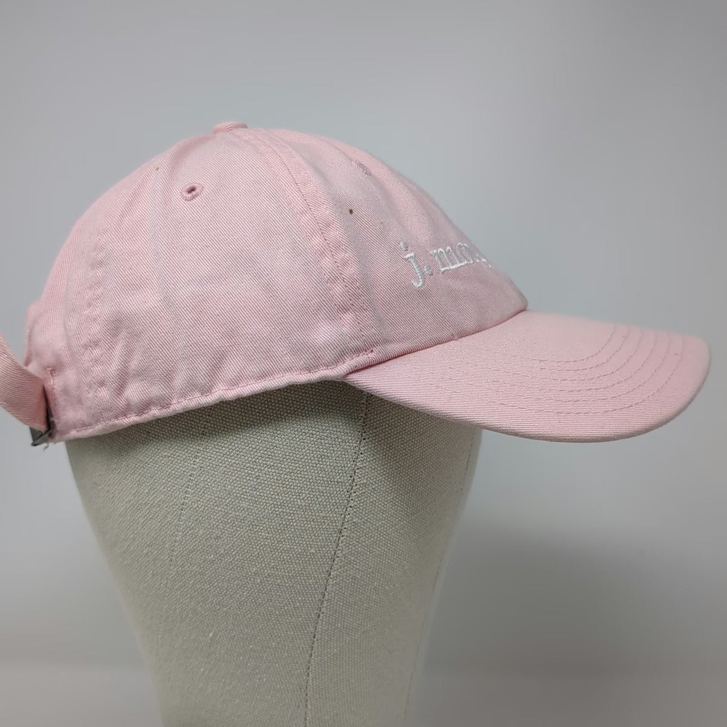 Richardson Baseball Cap Pink S J Morgan Salon Easton PA Hat Slideback Cotton