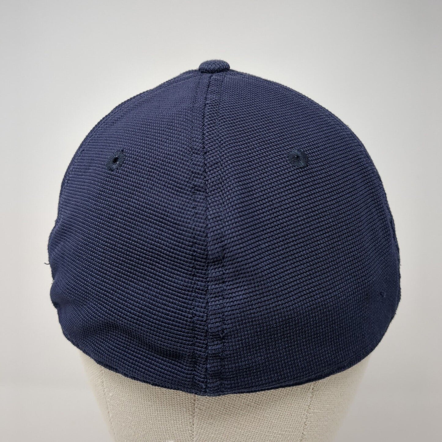 Signatures Stretch Fitted Hat Blue One Size Lightweight Embroidered 6 Panel
