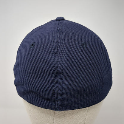 Signatures Stretch Fitted Hat Blue One Size Lightweight Embroidered 6 Panel