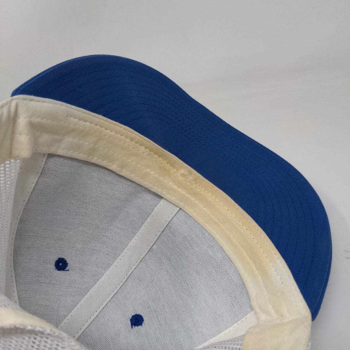 Columbia PFG Snapback Trucker Hat Blue One Size Adjustable Mesh Back 6 Panel