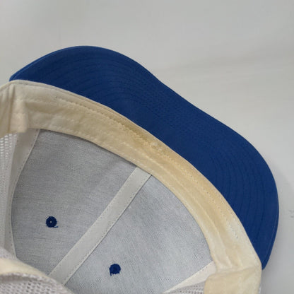 Columbia PFG Snapback Trucker Hat Blue One Size Adjustable Mesh Back 6 Panel