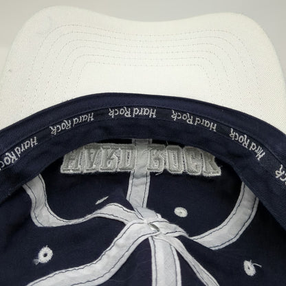 Hard Rock Cafe Baseball Cap Blue One Size Cayman Islands Cotton Strapback Hat