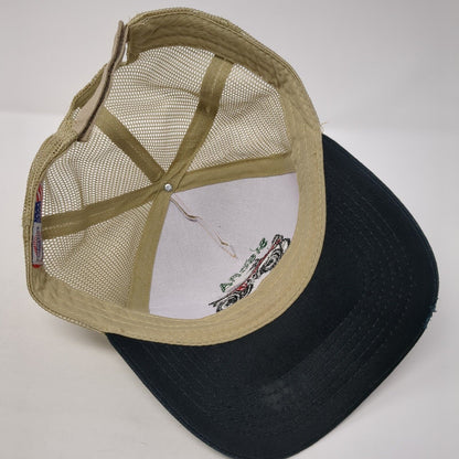 Siscra Wild Bunch Strapback Trucker Hat Tan One Size Mesh Back Nissun