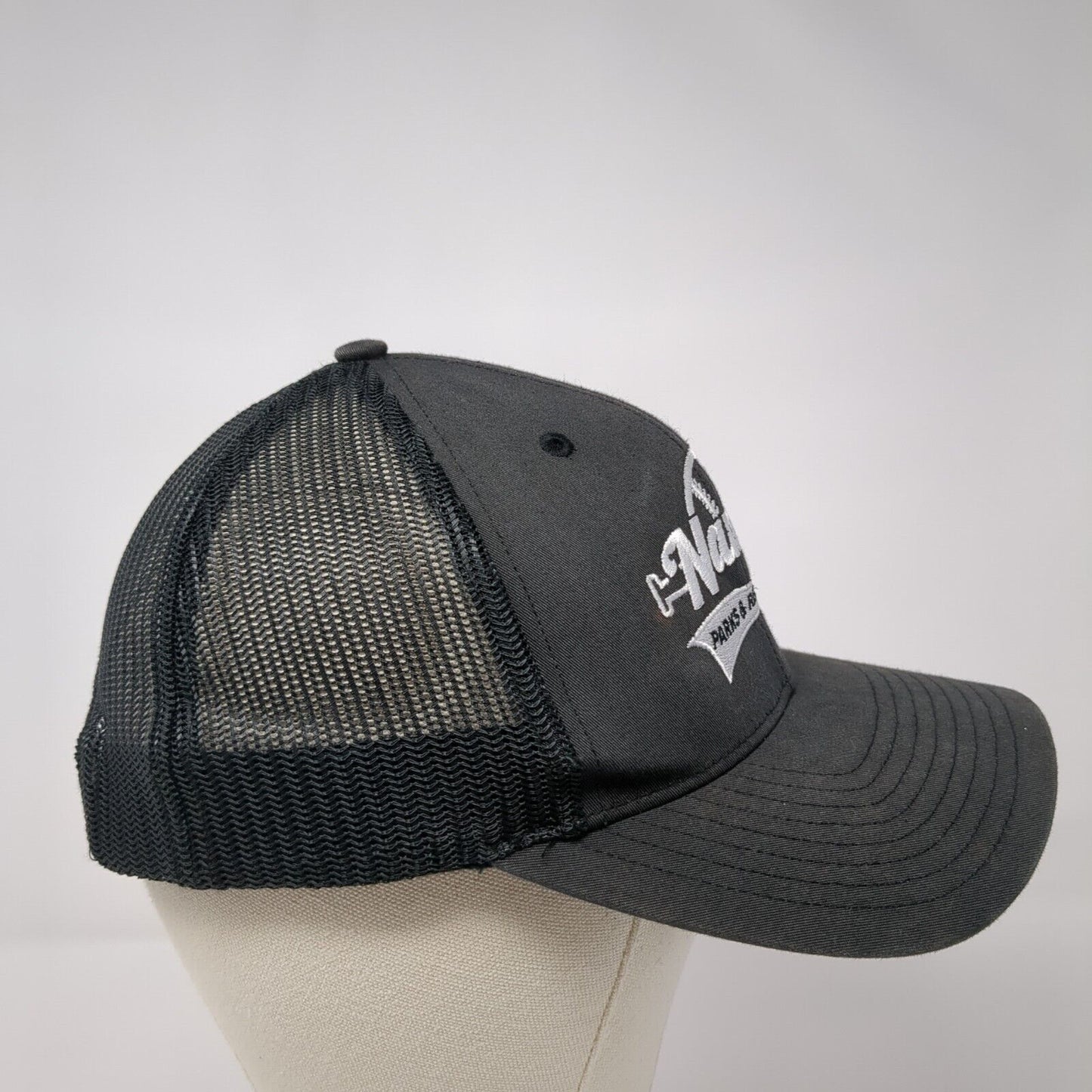 Nampa Parks & Recreation Snapback Trucker Hat Gray Small Mesh Back Richardson