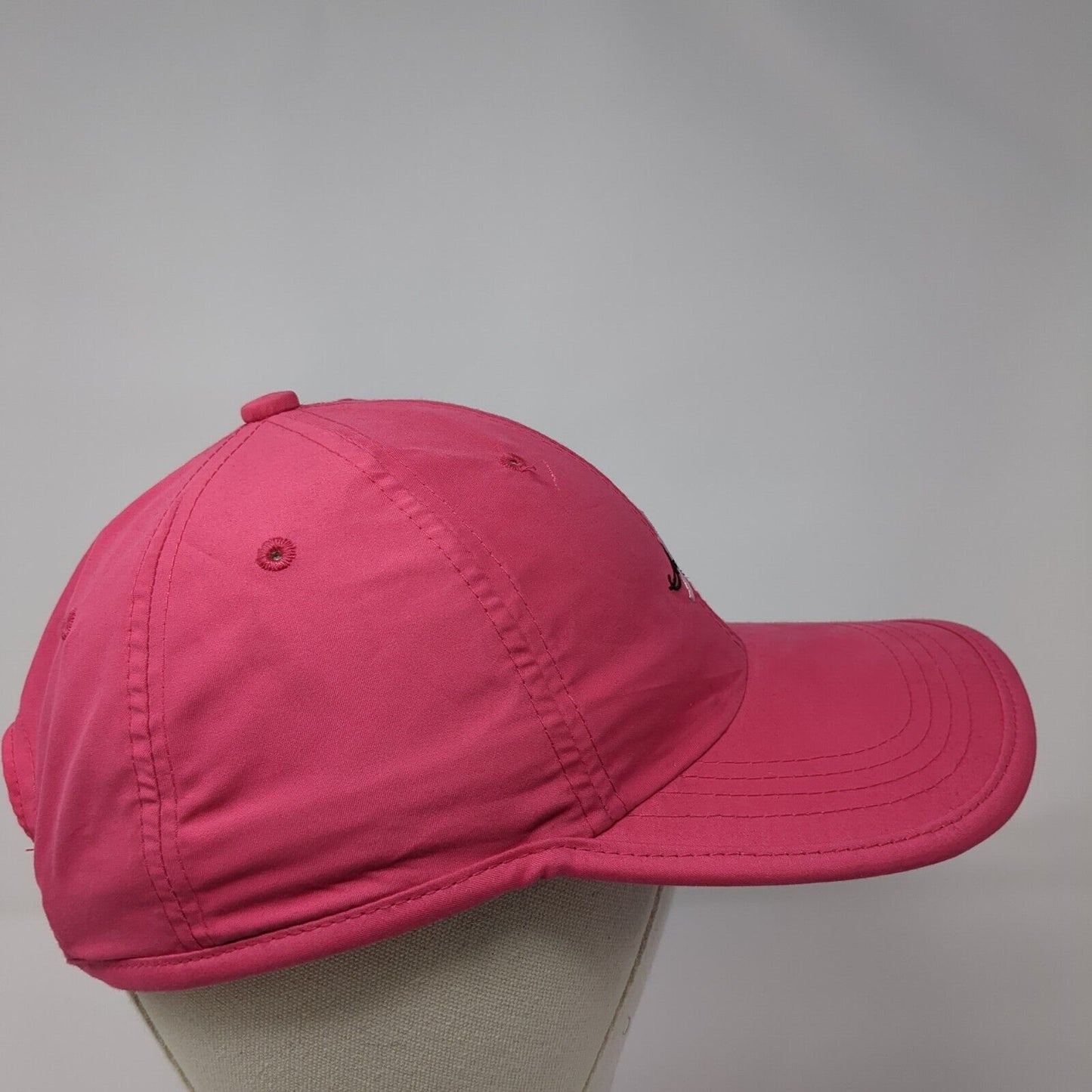 Hope Pink Ribbon Strapback Hat Pink One Size Adjustable 6 Panel Wilson