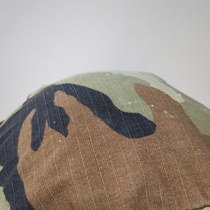 Green Brown Black Army Cap One Size Woodland Camo Patrol Tactical Hat