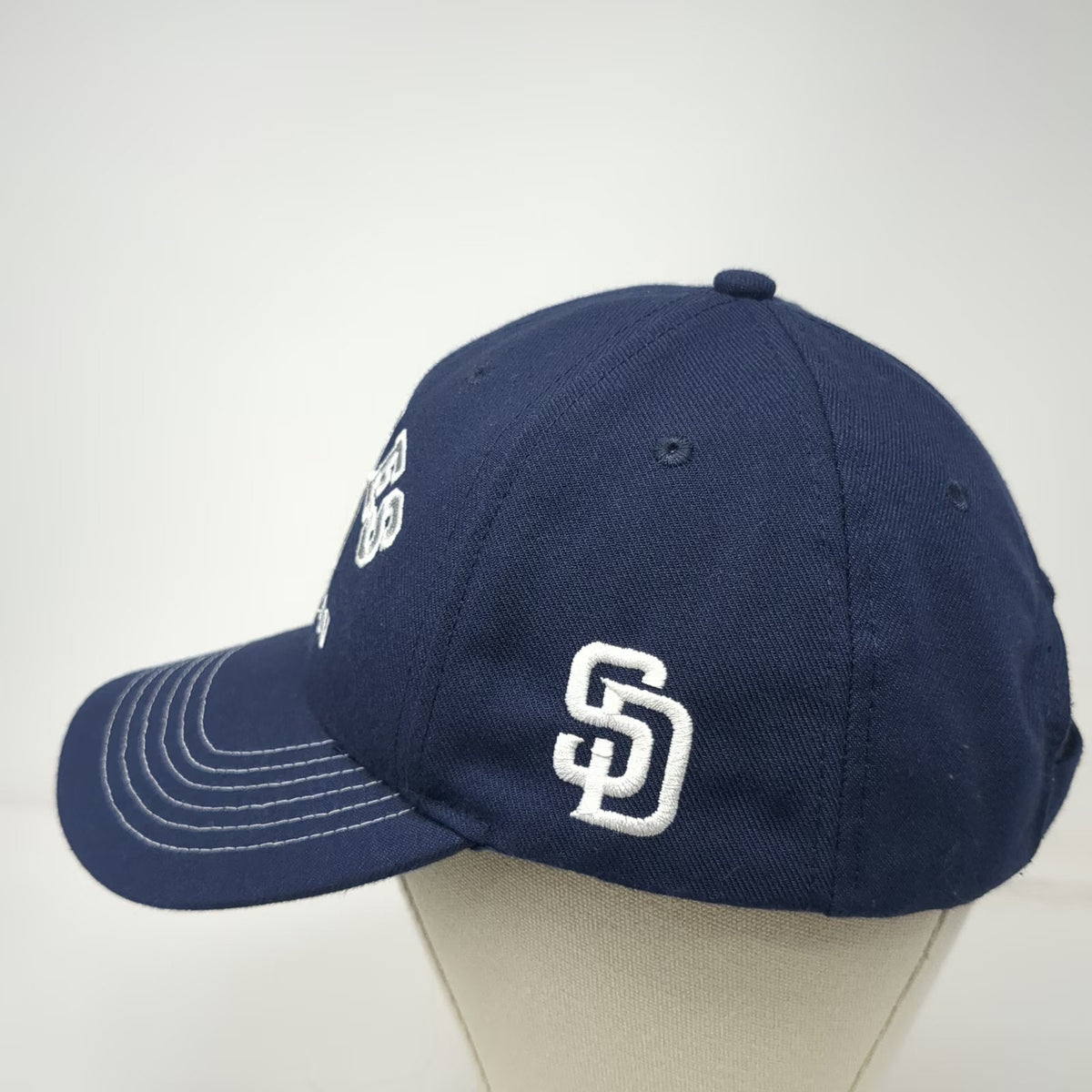 San Diego Padres MLB Fan Favorite Baseball Cap Blue OSFM Adjustable Strap Hat