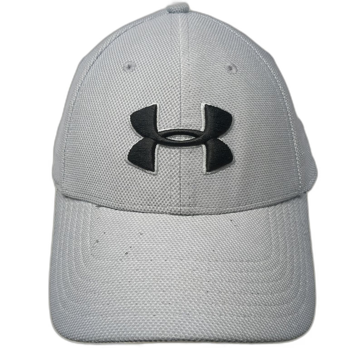 Under Armour Baseball Cap Gray XL Fitted Mesh Stretch Fit Breathable Hat
