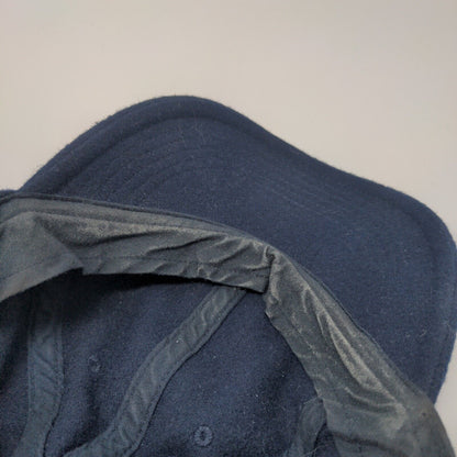 Gap Slideback Hat Blue M/L Adjustable Vented Holes 6 Panel Blank Wool Blend