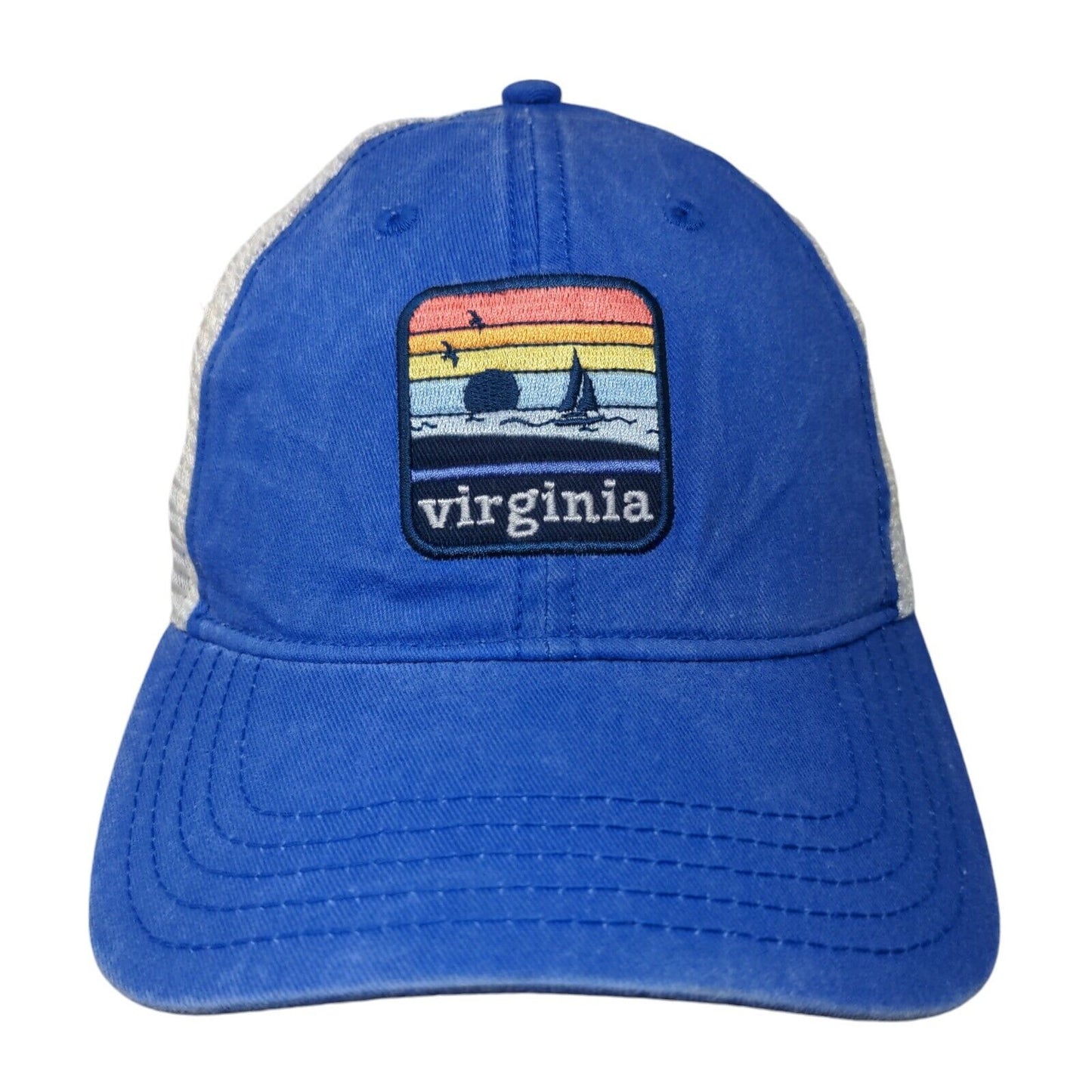 Virginia Slideback Trucker Hat Blue OSFM Mesh Back Home Free W/Tags