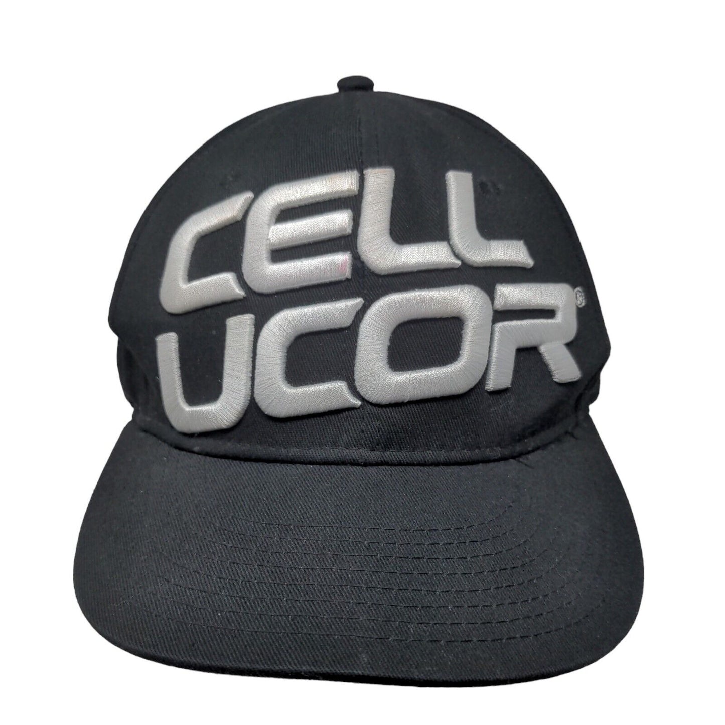 Cellucor Men's Snapback Hat Black Embroidered Big Logo Spell Out