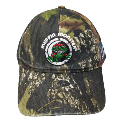 Spectrum 2000 Baseball Cap Green Camo One Size Muffin Monster Aqua Solutions Hat
