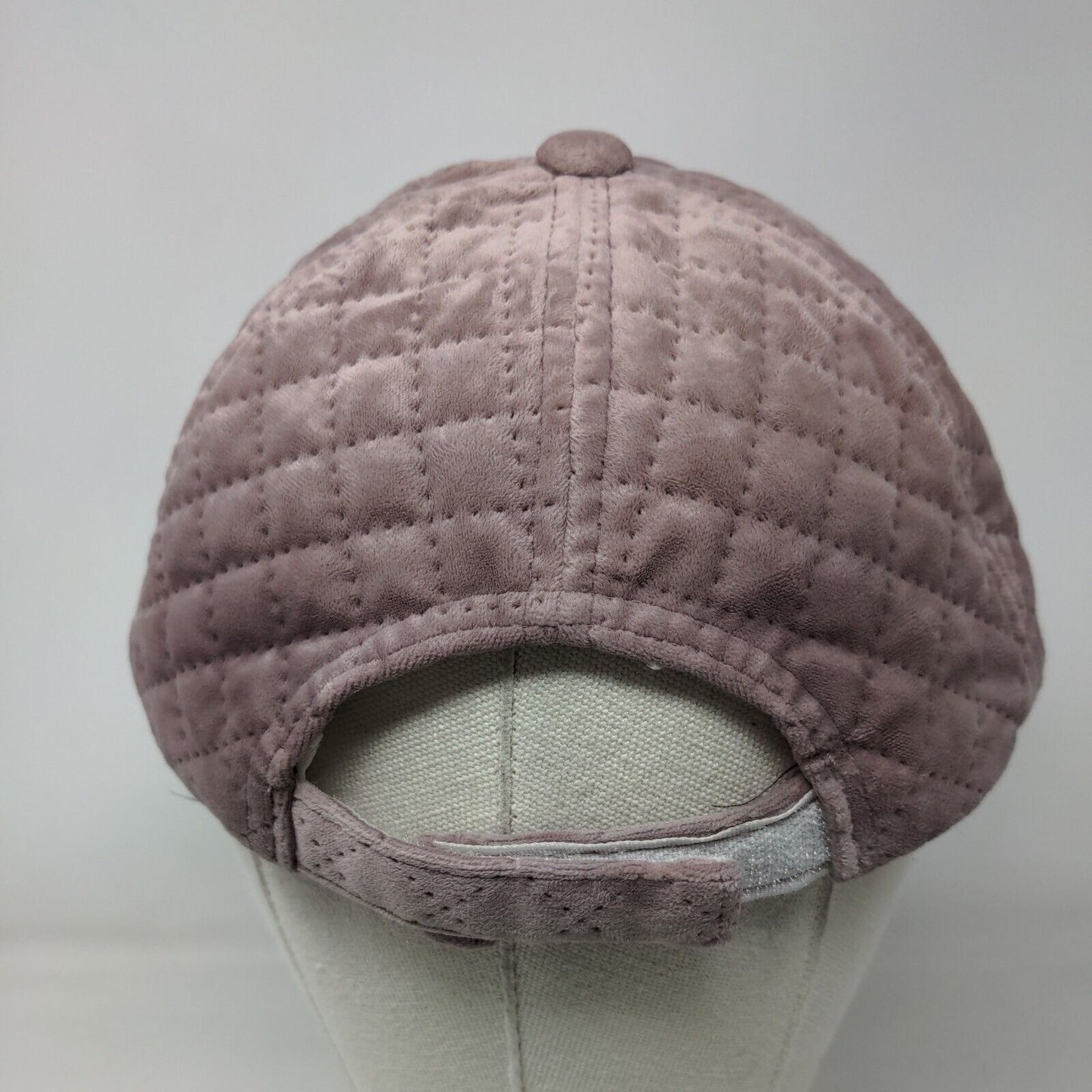 David And Young Strapback Hat Pink One Size Adjustable Quilted Blank 6 Panel