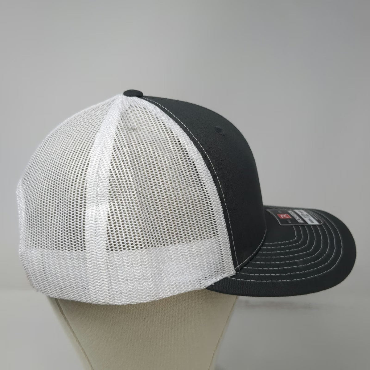 Richardson Trucker Hat Gray One Size Valley Wide Cooperative Mountain Snapback