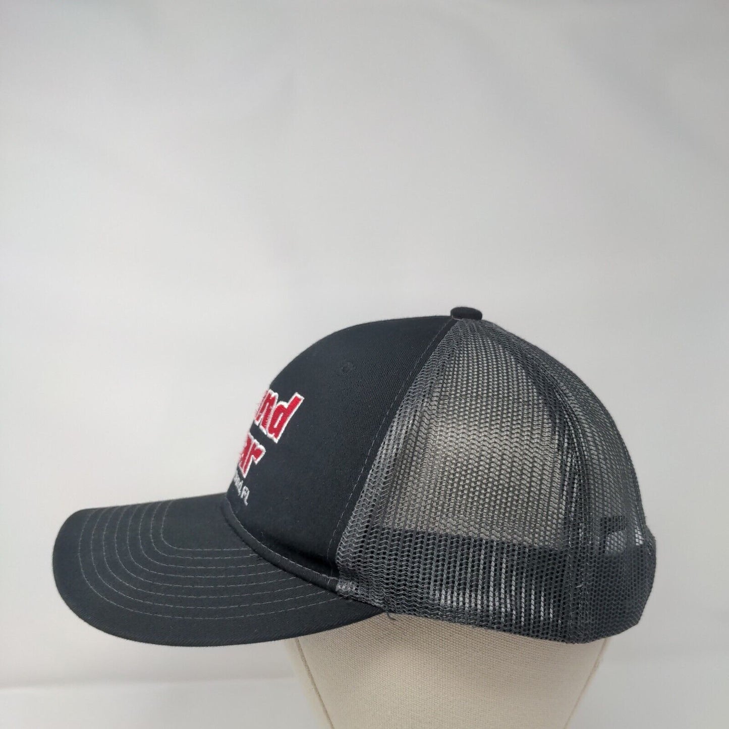 Sand Bar Marco Island FL Snapback Trucker Hat Black OS Adjustable Port Authority