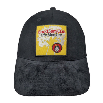 Good Sam Club Life Member Slideback Hat Black OSFA Adjustable 6 Panel