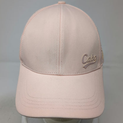 Robin Ruth Trucker Hat Pink One Size Cabo Mesh Snapback Script Souvenir Summer