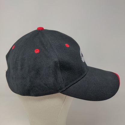 Cap America Men's Strapback Hat Black Embroidered Cummin's Logo