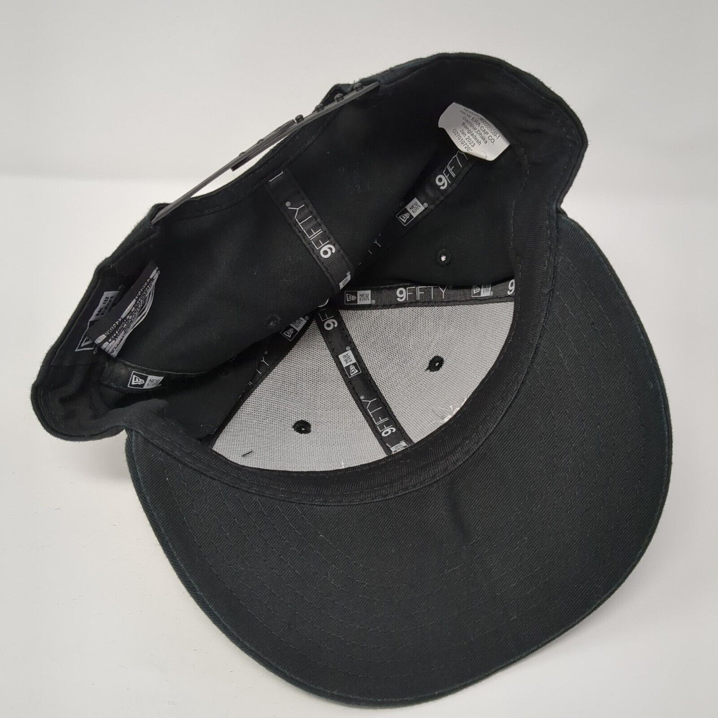EvenUp Law Snapback Hat Black One Size Adjustable New Era 9Fifty