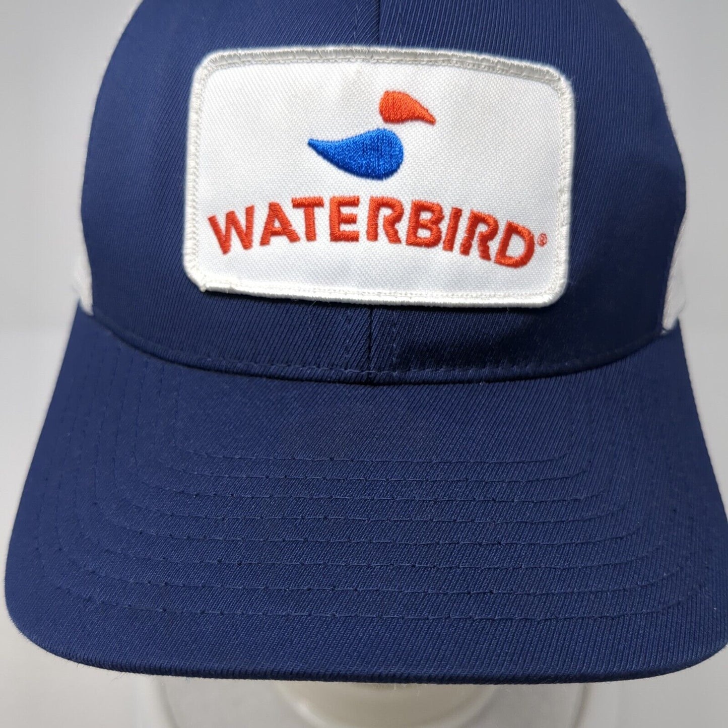 Waterbird Snapback Trucker Hat Blue One Size 110 Flexfit Mesh Back Cap America