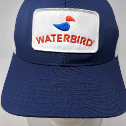Waterbird Snapback Trucker Hat Blue One Size 110 Flexfit Mesh Back Cap America