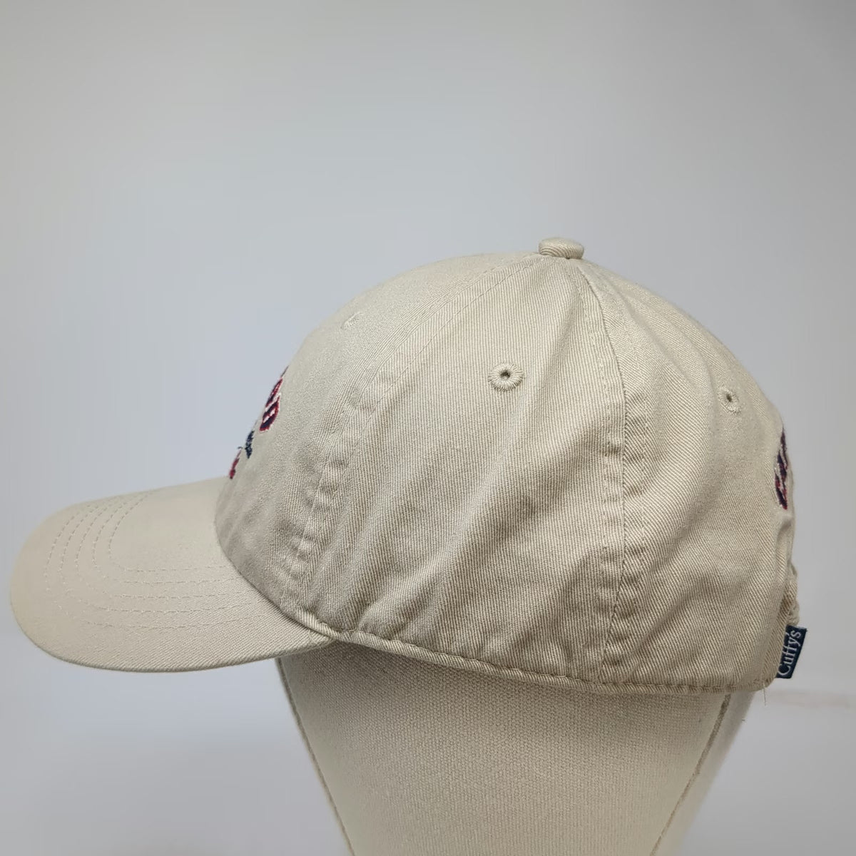 Cuffys Baseball Cap Beige One Size Cape Cod Summertime Tradition Slideback Hat
