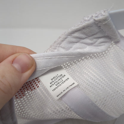 Richardson Snapback Mesh Back Trucker Hat Tan One Size Leather Patch