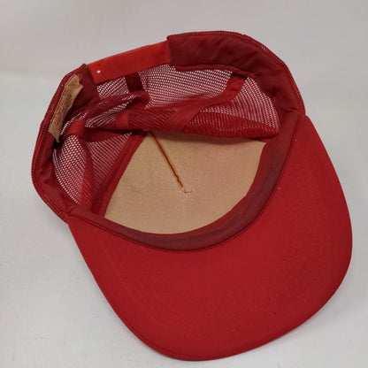 Dave McIntire Chevrolet-Isuzu Centers Snapback Trucker Hat Red OSFA Mesh Back
