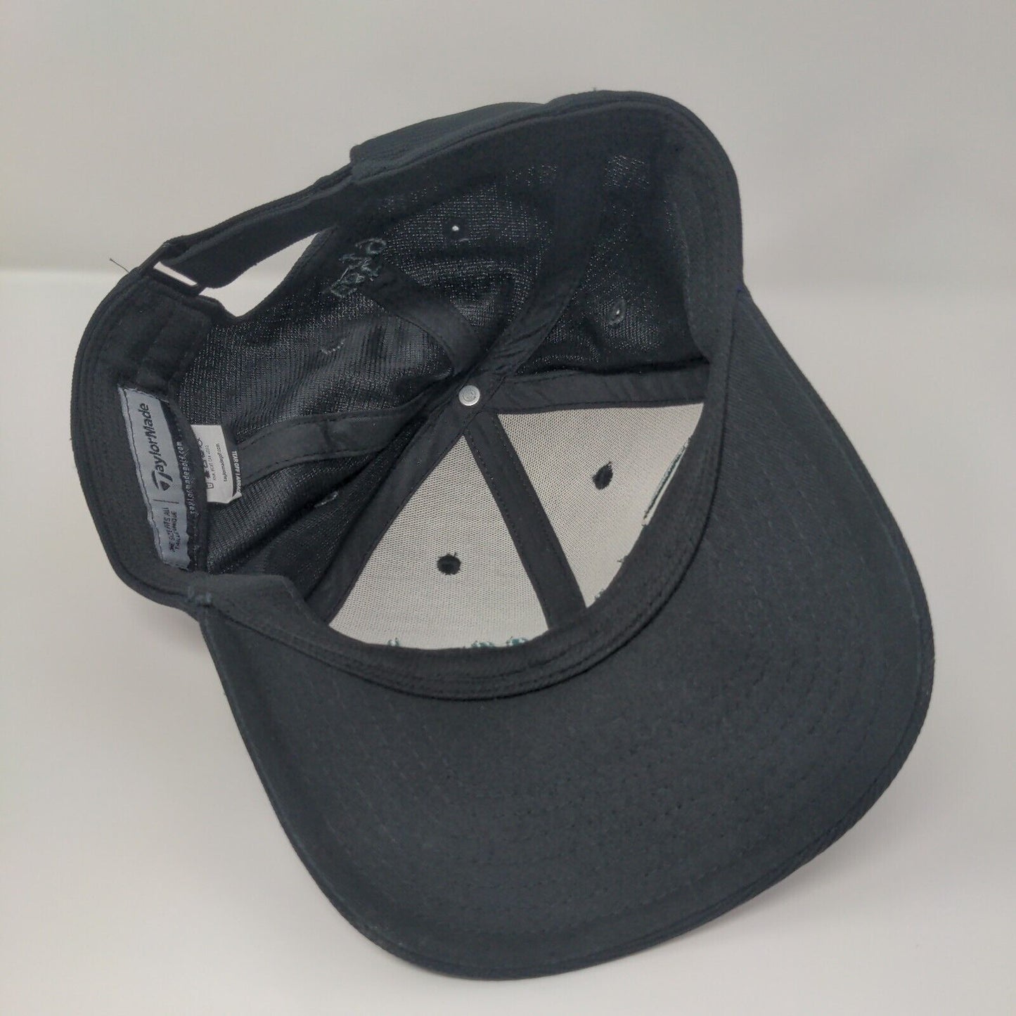 TaylorMade Est 79 Strapback Golf Hat Black OSFA Adjustable Embroidered Polyester